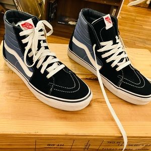 Vans Sk8-Hi Navy Blue & Black High Top